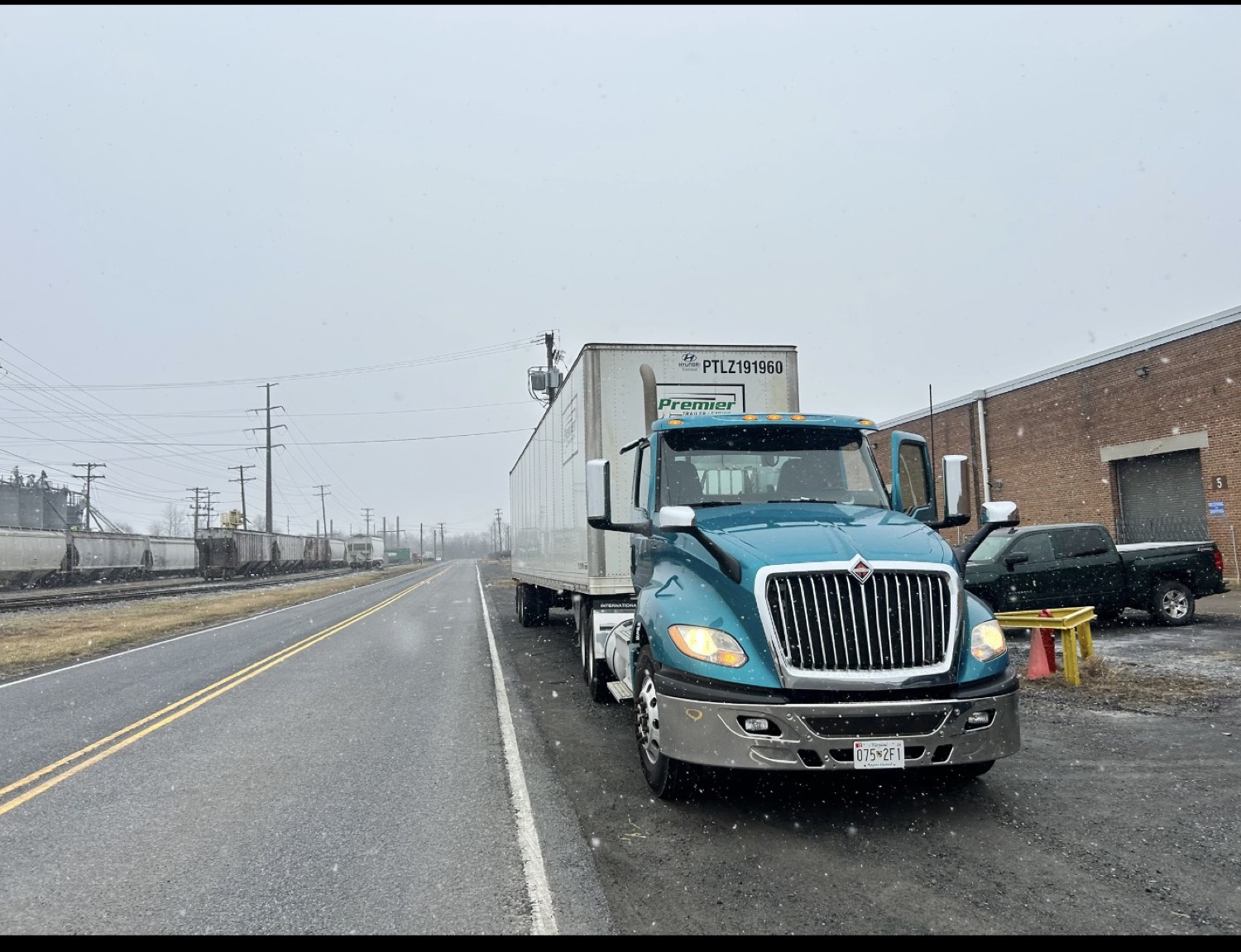 PPMI hauling truck on the road